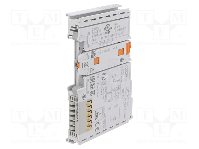 WAGO 750-652 Module d'automatisation de communication RS232 / RS422 / RS485 WAGO 750-652 Module d'automatisation de communication RS232 / RS422 / RS485