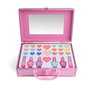 Little Unicorn Perfect Traveller Martinelia - Malette de maquillage avec 18 fards à paupières, 4 vernis à ongles scintillants, 3 fards à joues et 2 rouges à lèvres - 18x25.5x8.5 cm