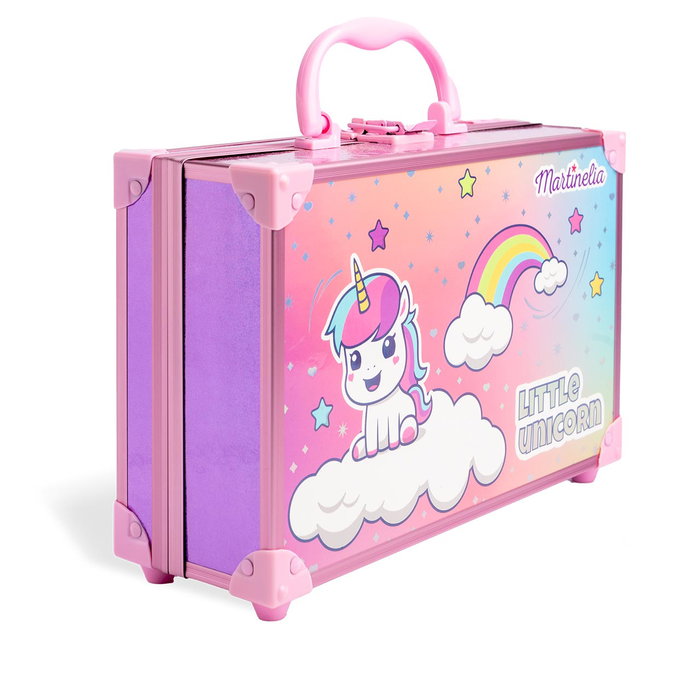 Martinelia Maletin Viaje Little Unicorn 85504 Aquarius Cosmetic - Coffret Maquillage Enfant 18 Fards, 4 Vernis, 3 Fards à Joues, 2 Rouges à Lèvres Martinelia Maletin Viaje Little Unicorn 85504 Aquarius Cosmetic - Coffret Maquillage Enfant 18 Fards, 4 Vernis, 3 Fards à Joues, 2 Rouges à Lèvres