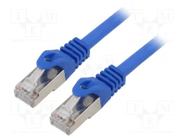 GEMBIRD Câble Ethernet Cat 6a S/FTP 10m Bleu