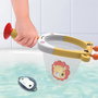 Fisher-Price Deqube - Panier de bain avec 3 peluches (singe, panda, lion) et ventouse, jouet pour bébé dès 12 mois