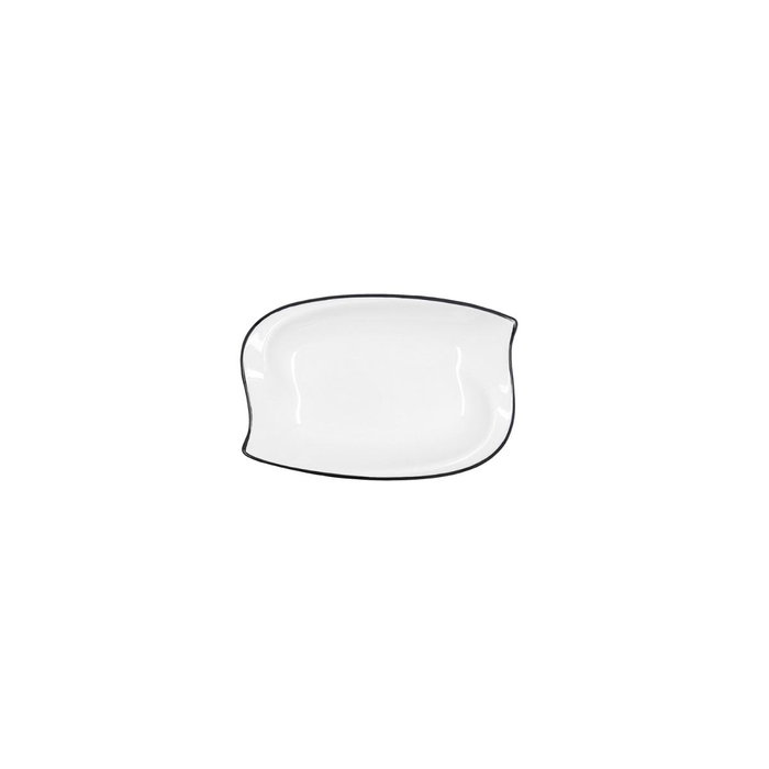Quid Tapa Montadito Porcelana Gastro Black 15,5x10 cm (12 Unidades)