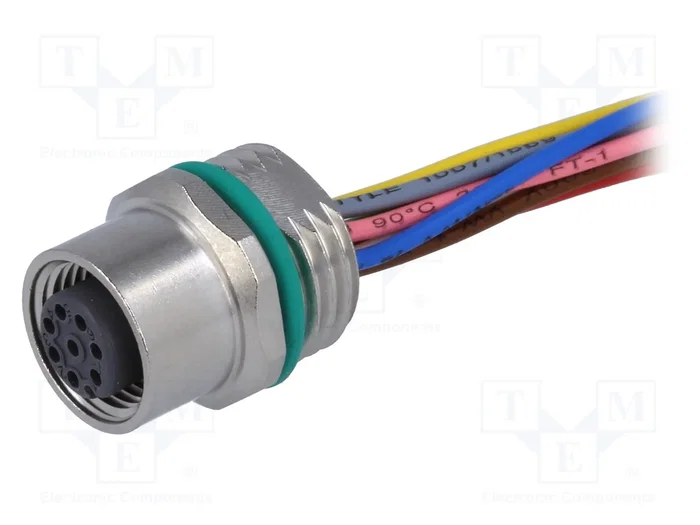 HARTING Connecteur M12 femelle 8 broches droit avec cordon 0,5m