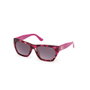 GUESS GU00203-H5678F Lunettes de soleil lilas et verres marron