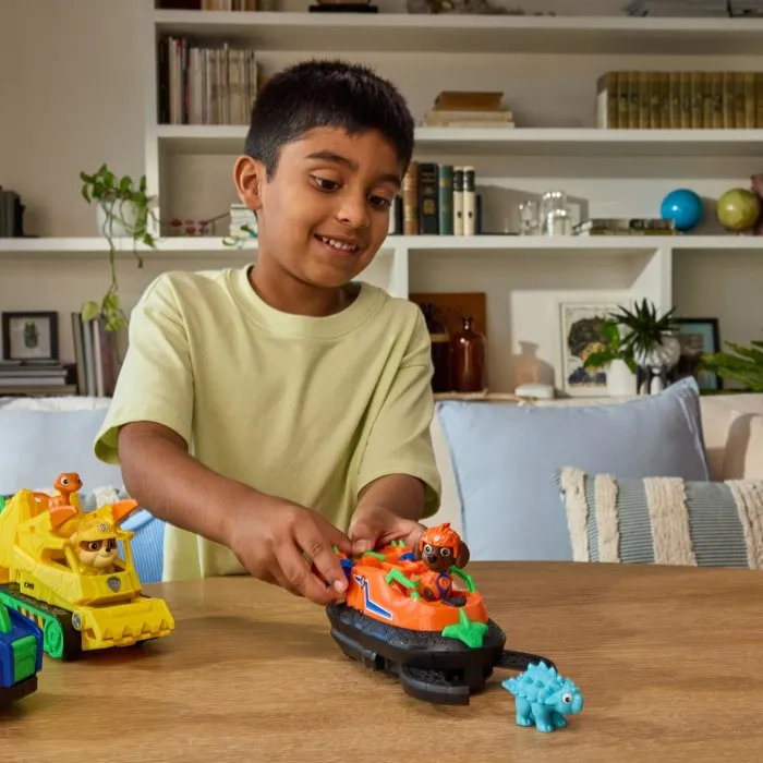 Paw Patrol Véhicule et Figurines Zuma Dino Rescue - La Pat' Patrouille - Le Film Mission Dino Paw Patrol Véhicule et Figurines Zuma Dino Rescue - La Pat' Patrouille - Le Film Mission Dino