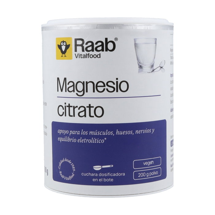 Raab Citrato de Magnesio poudre 200g Raab Citrato de Magnesio poudre 200g