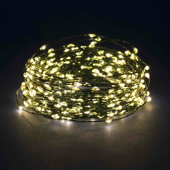 BigBuy Home Guirlande lumineuse LED Vert tendre