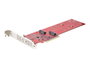 Startech Tarjeta Interfaz Dual M.2 PCIe 4.0 - 2 SSD NVMe/AHCI - 7,8 GB/s - RAID 0/1/JBOD - Pcie - Carte - B