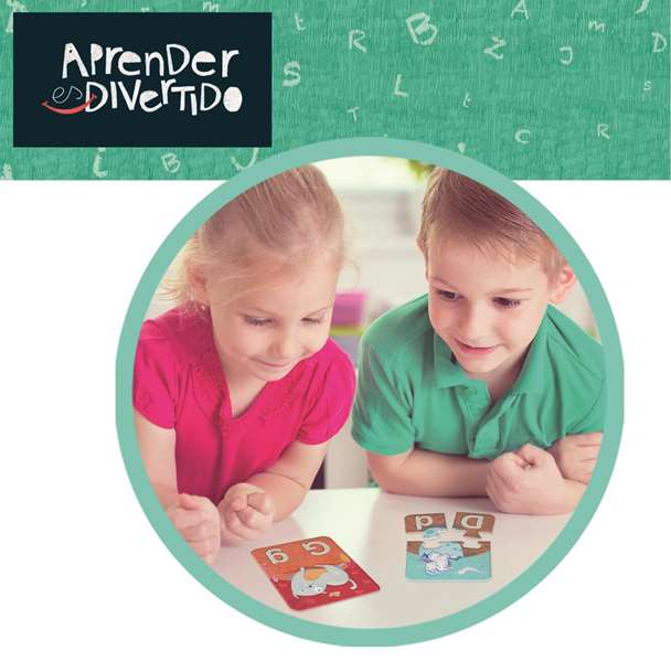 Educa - Juego Aprender es Divertido El Abecedario - Jeu éducatif pour apprendre l'alphabet en espagnol avec 81 pièces emboîtables - De 3 à 5 ans