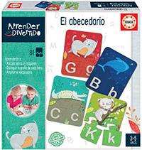 Educa - Juego Aprender es Divertido El Abecedario - Jeu éducatif pour apprendre l'alphabet en espagnol avec 81 pièces emboîtables - De 3 à 5 ans