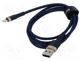 BASEUS Câble High Speed USB 2.0 Apple Lightning vers USB A, 1m, bleu