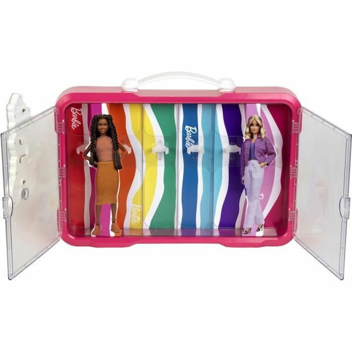 Klein Mallette vitrine Barbie rose avec fermoir lumineux Klein Mallette vitrine Barbie rose avec fermoir lumineux