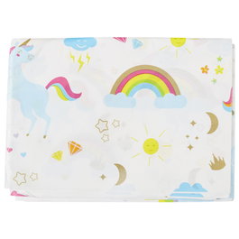Party Time Nappe Licorne 137x183 cm