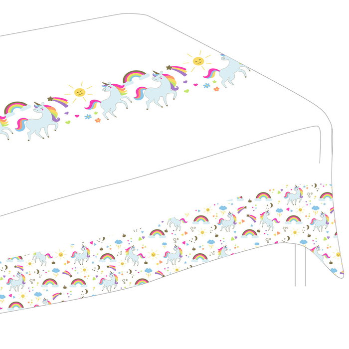 Party Time Nappe Licorne 137x183 cm