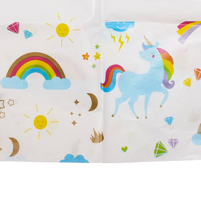 Party Time Nappe Licorne 137x183 cm