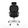 Piqueras y Crespo Chaise de Bureau 1D086G2 Bleu
