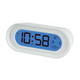 Elbe RD-701-B Réveil Blanc avec Thermomètre et Calendrier