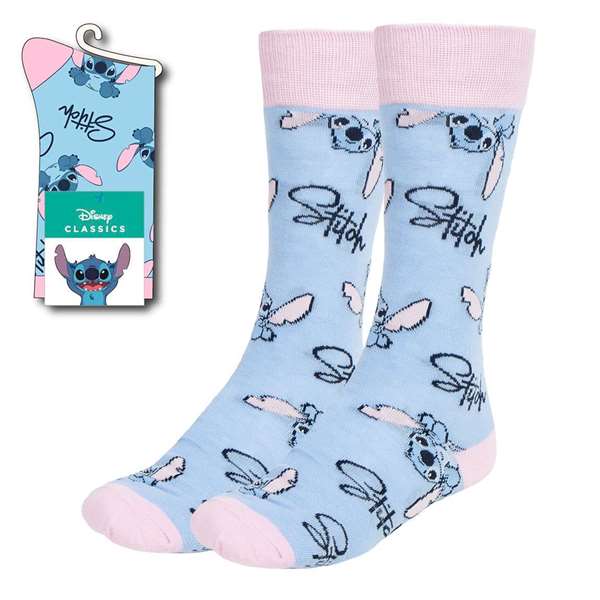 Cerdá Chaussettes Stitch T3643 - Personnage Disney, Taille 36-43, Âge minimum recommandé : 3 ans