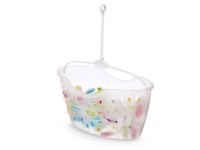 Arte Regal Cesta 24 Pinzas en Silicone Multicolore 24x11x12 cm (Set de 24)