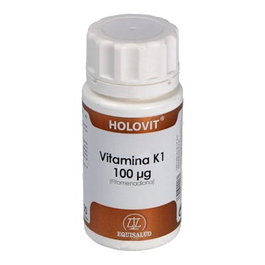 EQUISALUD Holovit Vit. K1 50 Capsules - Complément Alimentaire Vitamine K1 pour Coagulation et Os