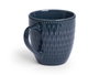 Vessia Tasse de petit-déjeuner assortie 2 couleurs foncées 600 ml céramique 15x11x11 cm (Set de 24)
