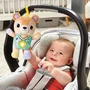 Vtech Baby Vtech-Lumi Chant'Ourson - Hochet d'éveil musical et lumineux en tissu pour bébé, bouton cœur avec phrases et billes sonores