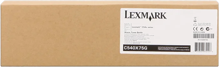 Lexmark Bouteille de récupération de toner C540X75G Lexmark Bouteille de récupération de toner C540X75G