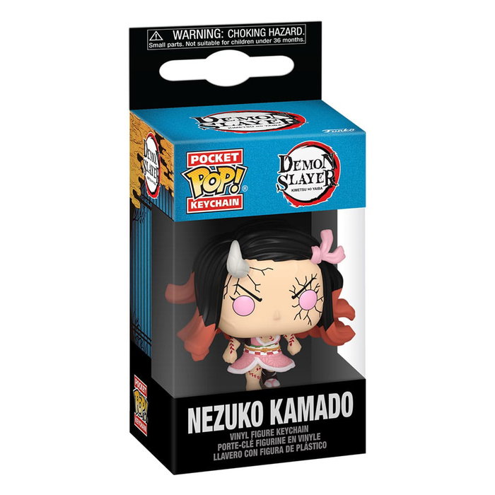 FUNKO Llavero Pocket POP Demon Slayer Kimetsu no Yaiba Nezuko Kamado FUNKO Llavero Pocket POP Demon Slayer Kimetsu no Yaiba Nezuko Kamado