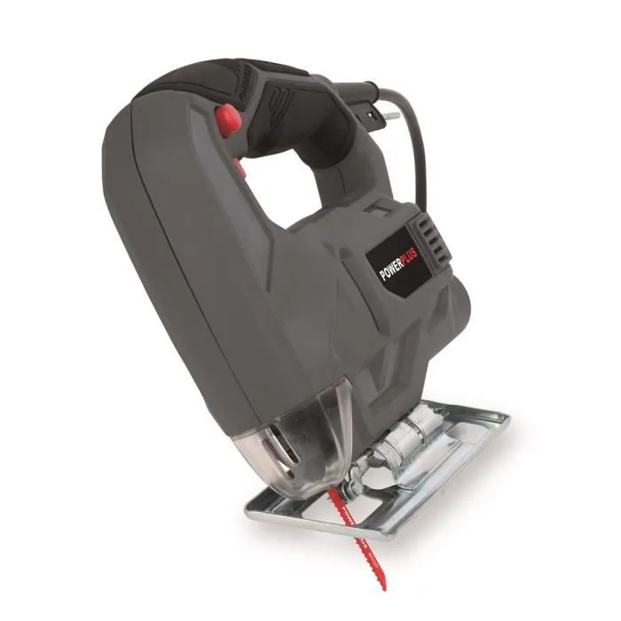 Powerplus Scie sauteuse POWE30010 - 450W - Coupe bois 55mm et plastique 5mm - Angle réglable 90°/45°