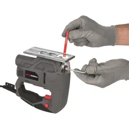 Powerplus Scie sauteuse POWE30010 - 450W - Coupe bois 55mm et plastique 5mm - Angle réglable 90°/45°