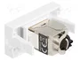 DELOCK Module RJ45 Easy 45 Cat 6a blanc