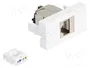 DELOCK Module RJ45 Easy 45 Cat 6a blanc