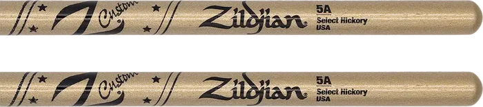 Zildjian Baquetas Z Custom 5A Gold Chroma Edición Limitée