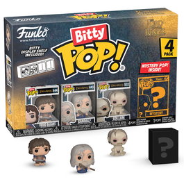 FUNKO Blister 4 figurines Bitty POP Le Seigneur des Anneaux Frodo