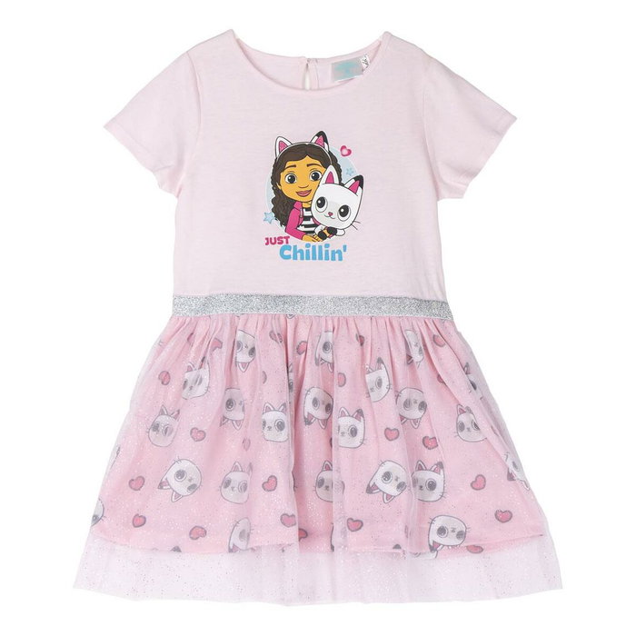 Robe Gabby's Dollhouse Rose 2 ans Robe Gabby's Dollhouse Rose 2 ans