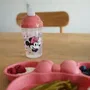 Thermobaby Tasse à paille anti-fuites Disney Minnie pour bébé, 295 ml, avec clip, pour enfants dès 10 mois