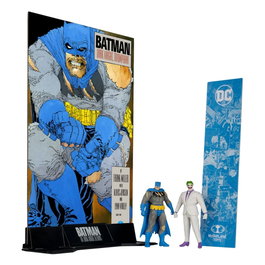 McFarlane Toys DC Direct Page Punchers Pack de 2 figurines Batman & The Joker (Batman: The Dark Knight Returns) 8 cm