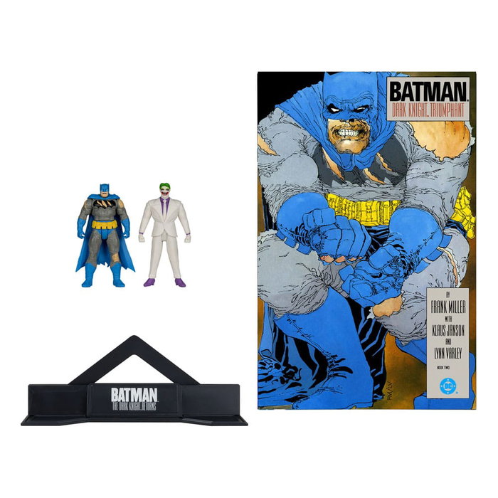 McFarlane Toys DC Direct Page Punchers Pack de 2 figurines Batman & The Joker (Batman: The Dark Knight Returns) 8 cm