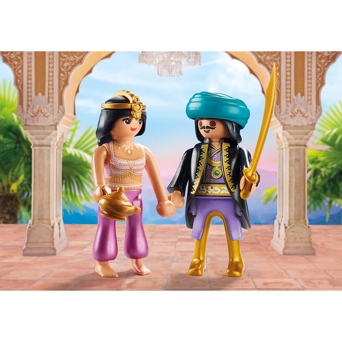Playmobil Duo Pack Pareja Real Oriental 70821 - Jeu de Construction - À Partir de 4 Ans - Notice Multilingue (Français, Anglais, Allemand, Italien, Portugais, Espagnol) Playmobil Duo Pack Pareja Real Oriental 70821 - Jeu de Construction - À Partir de 4 Ans - Notice Multilingue (Français, Anglais, Allemand, Italien, Portugais, Espagnol)