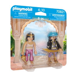 Playmobil Duo Pack Pareja Real Oriental 70821 - Jeu de Construction - À Partir de 4 Ans - Notice Multilingue (Français, Anglais, Allemand, Italien, Portugais, Espagnol)