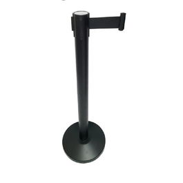 DUVER Poste Separador Negro Cinta Negra