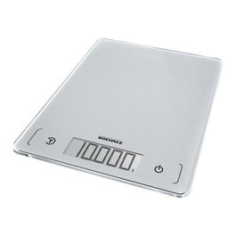 Leifheit Soehnle Page Balance de cuisine Comfort 300 Slim grise, OEN 61504, pour la salle de bain