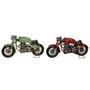 Home ESPRIT Figurine Décorative Vintage Rouge Vert (2 Unités)