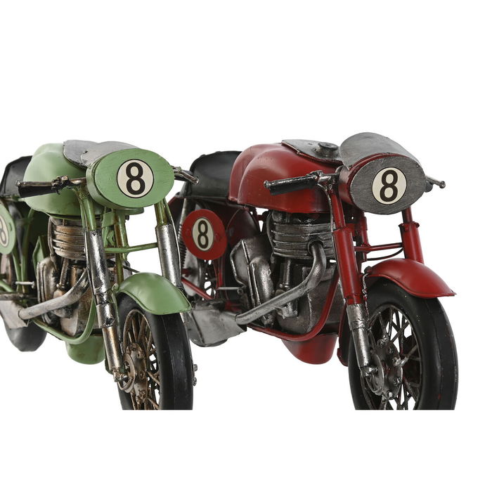 Figurine Décorative Home ESPRIT Rouge Vert Vintage 32 x 11 x 15 cm (2 Unités)