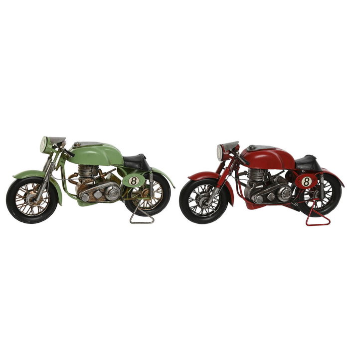 Figurine Décorative Home ESPRIT Rouge Vert Vintage 32 x 11 x 15 cm (2 Unités)