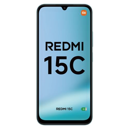 Xiaomi Redmi 15C MZB0LIGEU Smartphone 256 Go Vert Menthe Écran 6.9" HD+ Batterie 6000 mAh Charge Rapide 33W