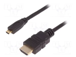 QOLTEC Câble HDMI vers micro HDMI 3m Noir