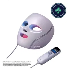 Shark Masque LED CryoGlow pour visage - 481 LED iQLED rouge, bleue, infrarouge - 4 modes préprogrammés avec refroidissement InstaChill pour les yeux - Rechargeable USB-C - 16,92 W