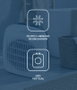DAEWOO Chauffage d'air 1800-2000W avec système antivoltage