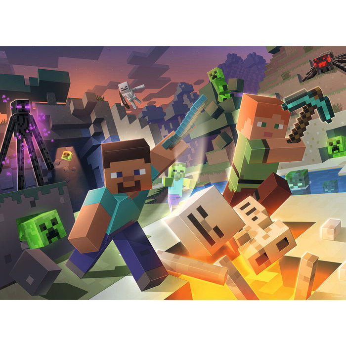 Ravensburger Puzzle Minecraft XXL 100 pièces